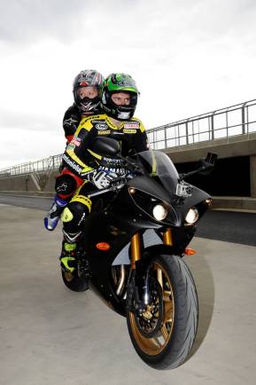 Katie and Cal Pitlane